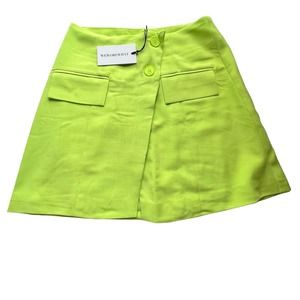 WEWOREWHAT Blazer Suiting Skirt in Sharp Green Size XS Crepe WWDB89-1